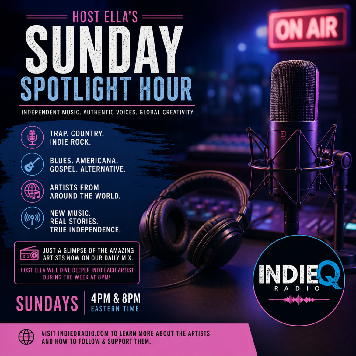 Sunday Night Artist Showcase | 05.10.2026